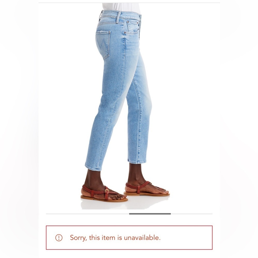 RARE MOTHER NWT The Scrapper Ankle in Camera Obscura—size 26 - Picture 8 of 15